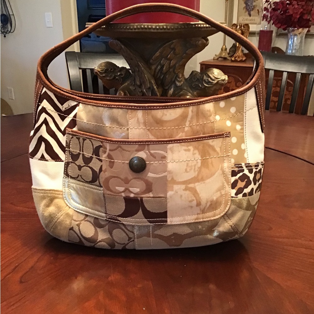 Coach Mini Hobo Purse Bag Brown